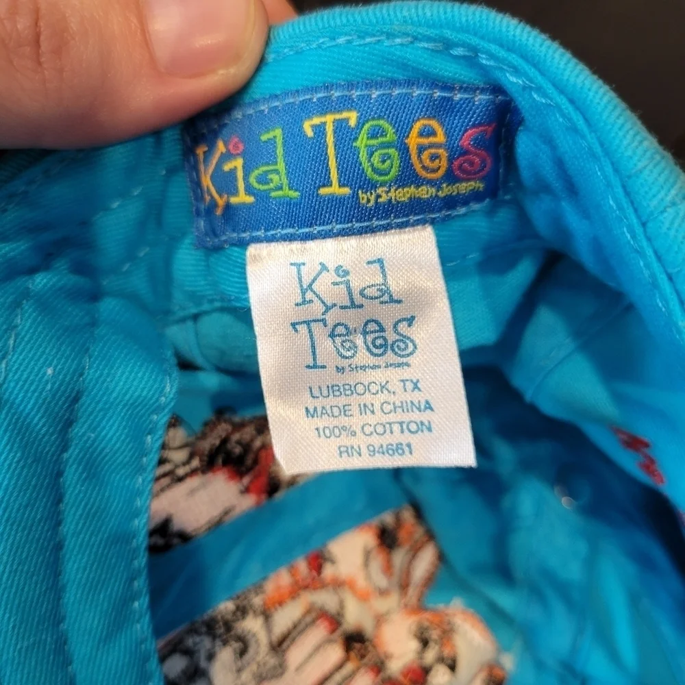Kid Tees by Stephen Joseph WILD Embroidered Blue Hat Kids Animals Fish Lake, UT